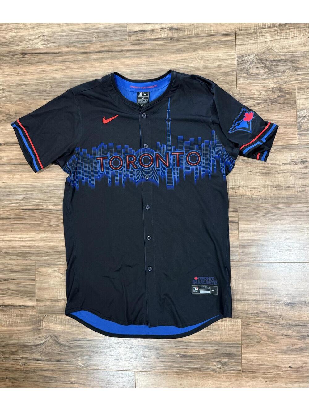Nike Toronto Blue Jays AUTHENTIC MLB Vapor Elite City Connect Jersey $355*USA*48